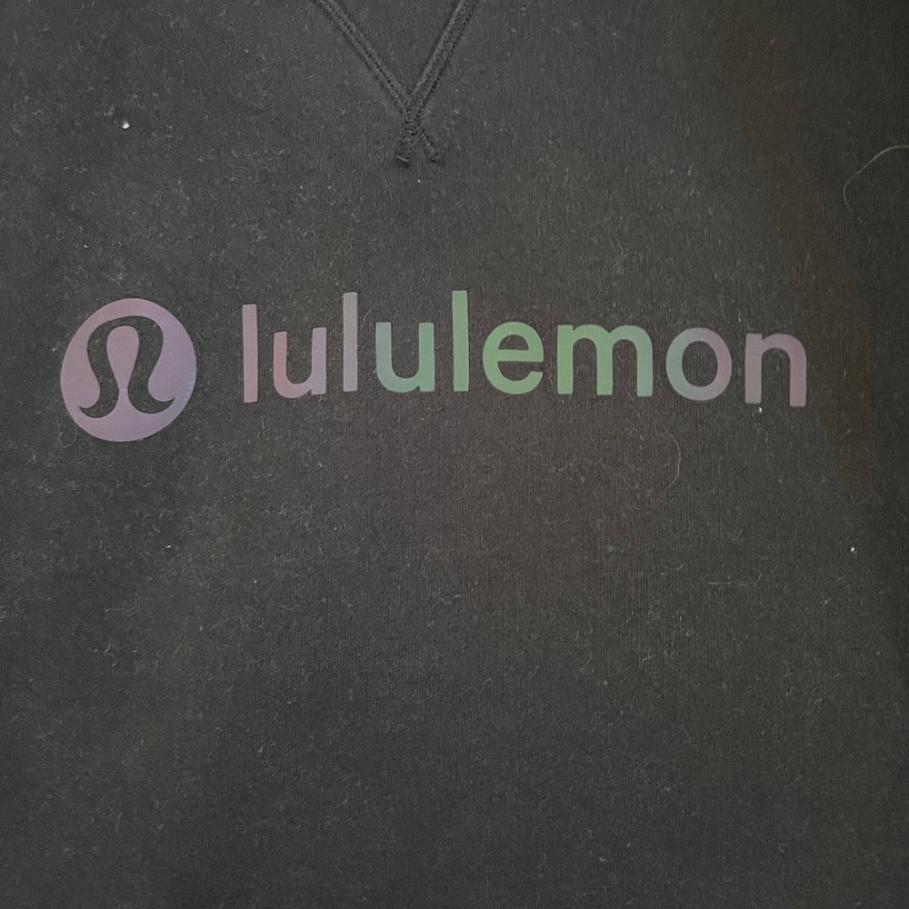 lululemon athletica Black All Yours Rainbow Hoodie